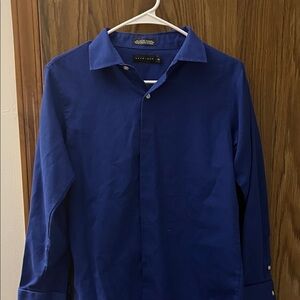 Kid’s Blue Button Down Dress Shirt